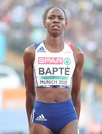 Laëticia Bapté bei den Europameisterschaften 2022 in München