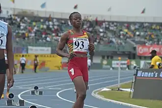 Sita Sibiri bei den Afrikaspielen 2024 in Accra