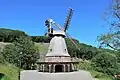 Die Windmühle am neuen Standort