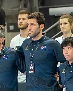 Víctor Hugo López bei einem Spiel der japanischen Nationalmannschaft am 20. Juli 2024