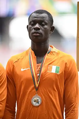 Adzeu Yapo Jacky bei den Afrikameisterschaften 2024 in Douala