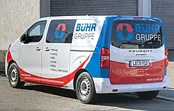 Heckansicht Kastenwagen