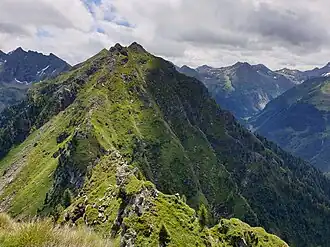 Seerieszinken - Blick vom Gipfel des Krahbergzinken