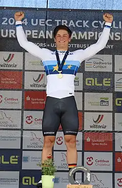 Rudolph als Junioren-Europameister im Sprint (2025)