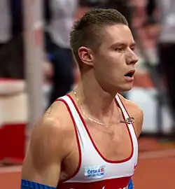 Pavel Maslák Rang fünf in 20,87 s