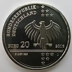 20 Euro Gedenkmünze 200. Geburtstag Ernst Litfaß