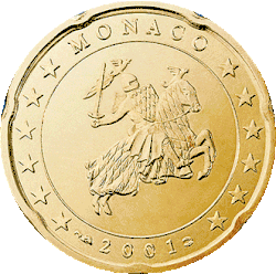 20 Cent Monaco 1. Serie