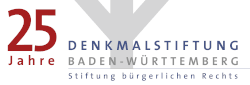Logo 25 Jahre Denkmalstiftung Baden-Württemberg
