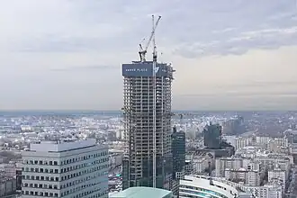 Baustelle im Februar 2020