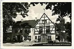 Keller-Schenke, Postkarte von 1938