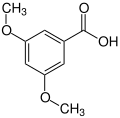 Struktur von 3,5-Dimethoxybenzoesäure