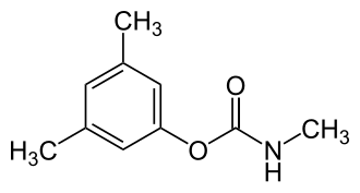 Strukturformel von 3,5-Xylylmethylcarbamat