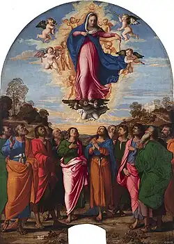 Assunta von Palma Vecchio, 1513, in der Galleria dell’Accademia in Venedig