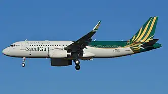 Airbus A320 der SaudiGulf