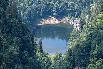 Der Kammersee vom Drei-Seen-Blick aus