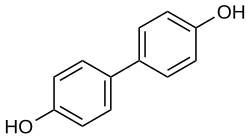 Strukturformel von Biphenyl-4,4′-diol