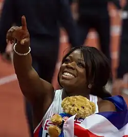 Asha Philip – ausgeschieden als Sechste in 11,35 s