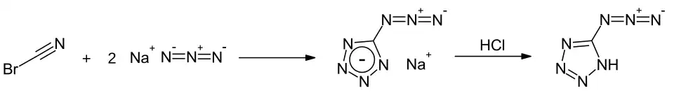 Synthese von 5-Azido-1H-tetrazol