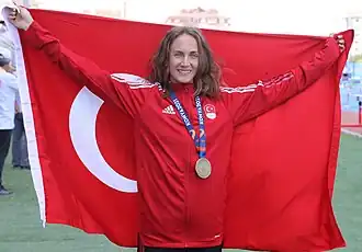 Ekaterina Guliyev bei den Islamic Solidarity Games 2022 in Konya