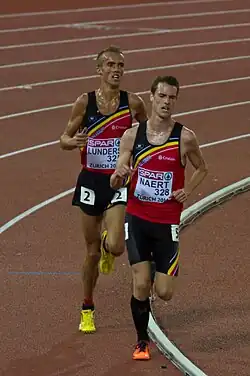 Koen Naert (rechts) – Rang elf Mats Lunders – Rang dreizehn