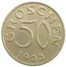 50 Groschen 1935 Vorderseite