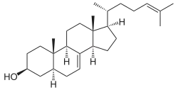 5α-Cholesta-7,24-dien-3β-ol