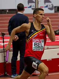 Kévin Borlée – im zweiten Halbfinale nicht im Ziel