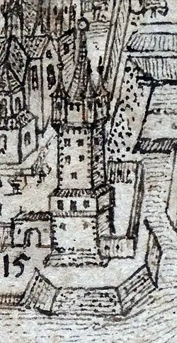 Neuturm nach Hamman vor 1689[16]