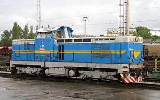 Museumslokomotive T 466.0007 in Ostrava hl.n. (2012)