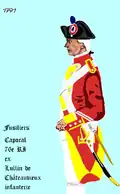 76e régiment d’infanterie de ligne 1791 bis 1792