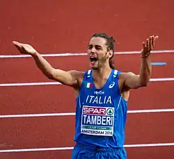 Gianmarco Tamberi – ausgeschieden auf geteiltem vierten Rang mit 2,29 m