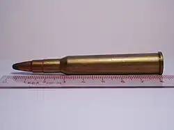 Patrone des Kalibers 7 × 65 mm R