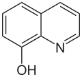 Struktur von 8-Hydroxychinolin