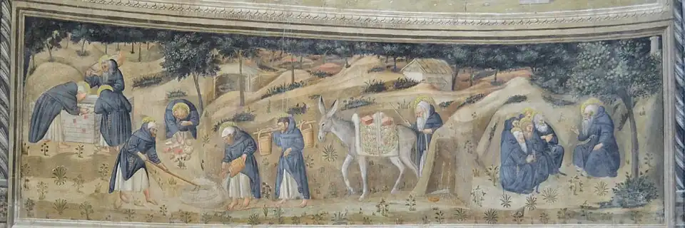 Perinetto da Benevento: Leben der Augustiner-Eremiten (15. Jahrhundert)