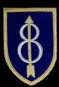 Das Schulterabzeichen der 8th Infantry Division