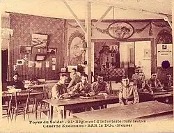 Mannschaftskantine in der „Caserne Exelmans“ in Bar-le-Duc