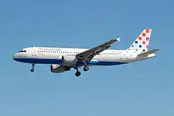 Airbus A320-200 der Croatia Airlines