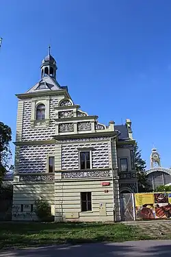 Verwaltungsgebäude der Ausstellung von Antonín Wiehl