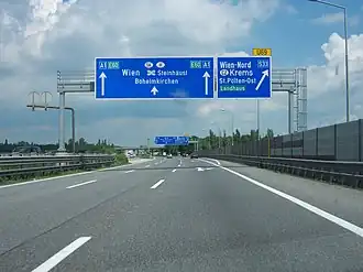 A1 Richtung Wien