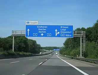 Das Kreuz Aachen aus Richtung Köln (2010)