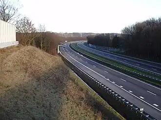 Die A79 in Höhe Rothem.