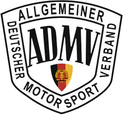 Logo des ADMV mit Staatswappen der DDR (bis 1990)