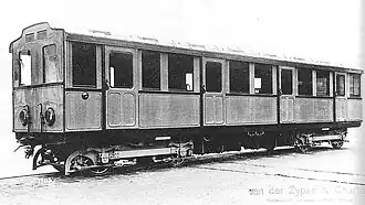 Versuchswagen im Werk von van der Zypen & Charlier in Köln, 1916