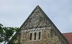 Hessischer Löwe im Giebel