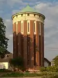 Wasserturm auf dem Gelände