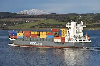 Die ARA Atlantis auf der Clyde (Schottland)