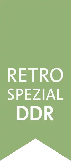 Schriftzug für Clips aus der DDR