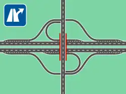 höhenfrei ausfahren (Ausfahrrampen ohne Linksabbieger)