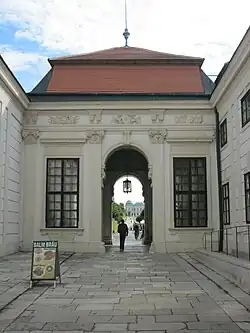 Eingang Rennweg Garten