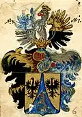 Wappen der Unterrichter von Rechtenthal (1732)